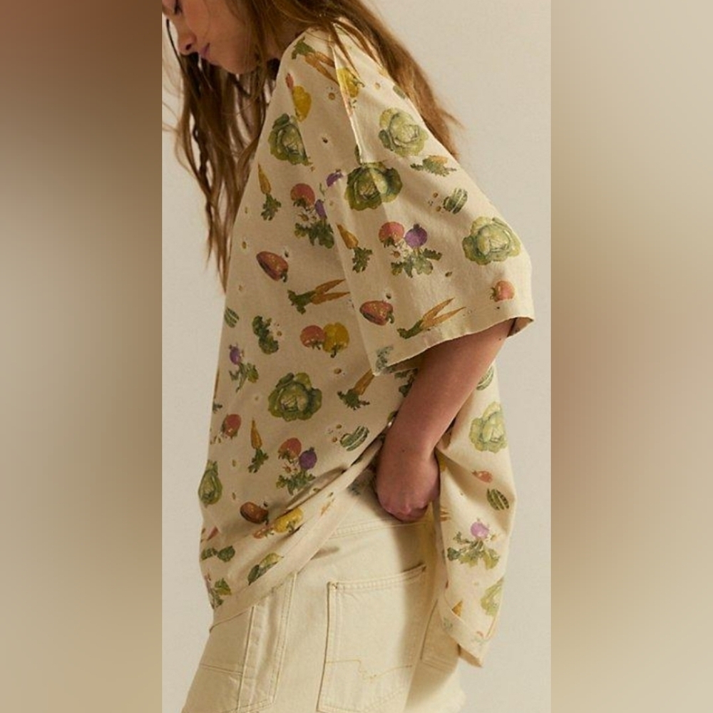 Free People We The Free Printed Devon Tee - Picture 4 of 9